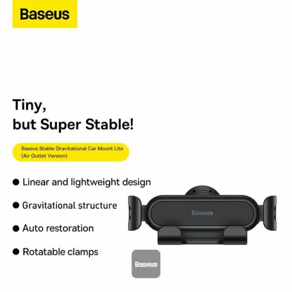 Baseus Baseus Stabilní gravitační držák do auta Lite (ver...