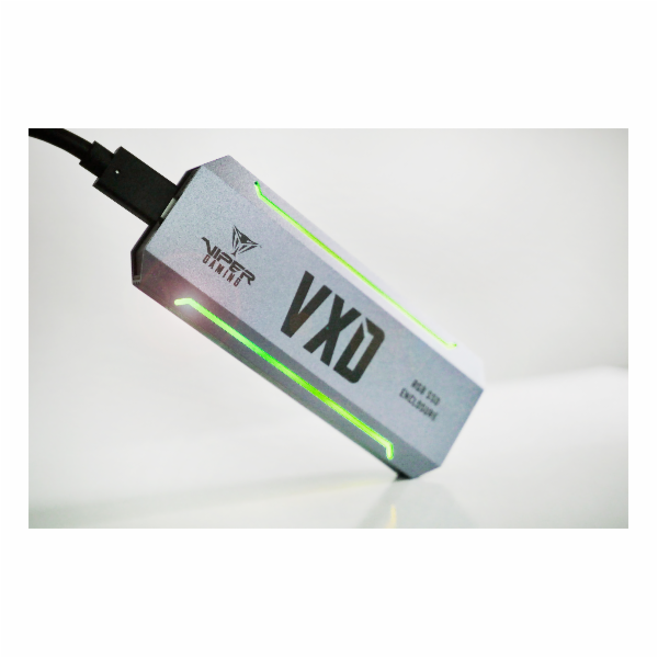 Patriot VXD externí box USB 3.2  M.2 NVMe SSD RGB