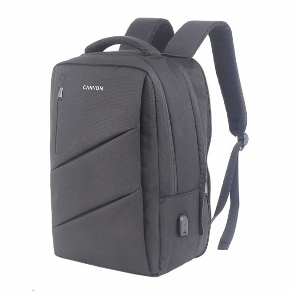 CANYON BPE-5 batoh pro 15.6" ntb, 40 x 30 x 12cm (+6cm), ...