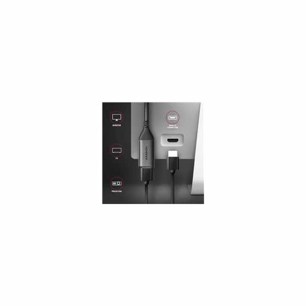 AXAGON RVC-HI2M, USB-C -> HDMI 2.0a redukce / adaptér, 4K...