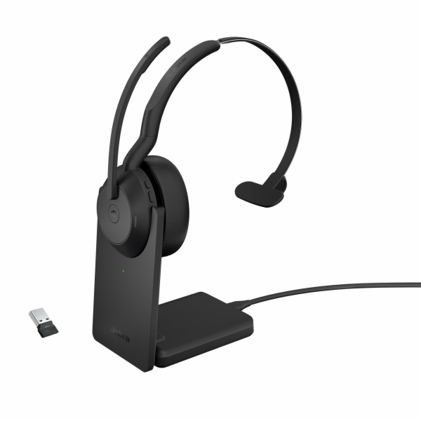Jabra Evolve2 55, s nabíjecí stanicí, náhlavní soupravou