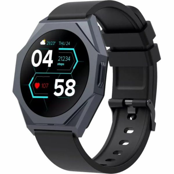 CANYON smart hodinky Otto SW-86, 1,3" LTPS, SpO2, HR, kre...
