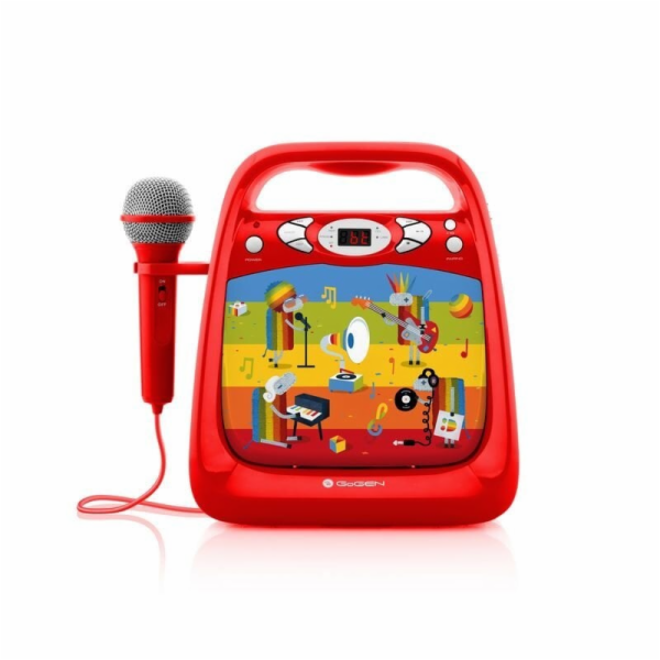 GoGEN DÉČKO KARAOKE R červený GoGEN CD přehrávač GoGEN DÉ...