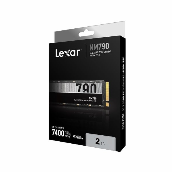 Lexar SSD NM790 PCle Gen4 M.2 NVMe - 2TB (čtení/zápis: 74...