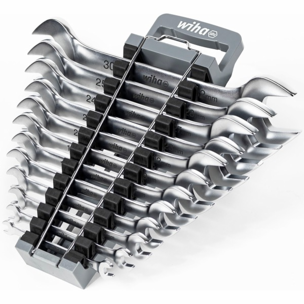 Wiha Doppelmaul-Gabelschlüssel Set, 12-teilig (SW 6 - 32mm)