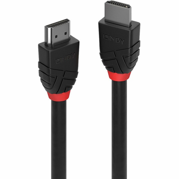 Lindy 1m 8K60Hz HDMI kabel Black Line samec na 36771 - Ka...
