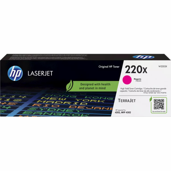 HP Purpurový toner 220X