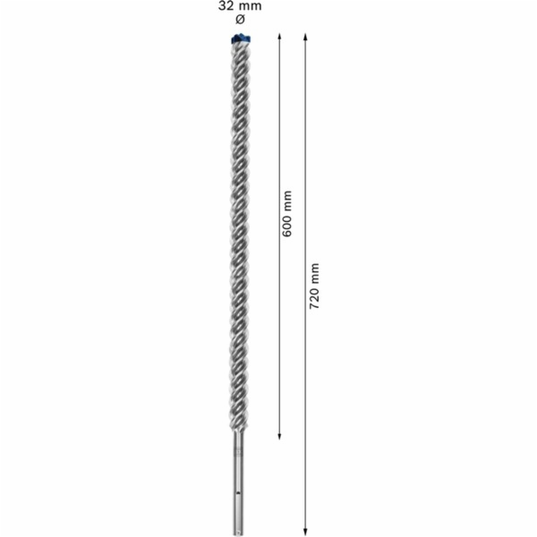 Expertní příklepová vrtačka SDS-max-8X, O 32mm
