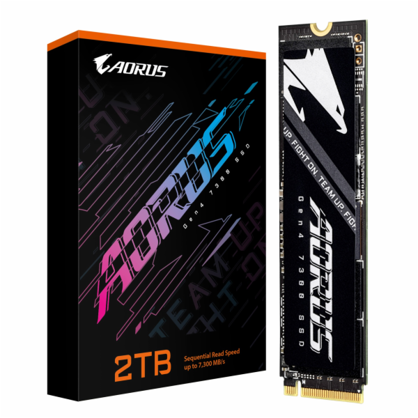 Gigabyte AORUS Gen4 7300/2TB/SSD/M.2 NVMe/Černá/Heatsink/5R