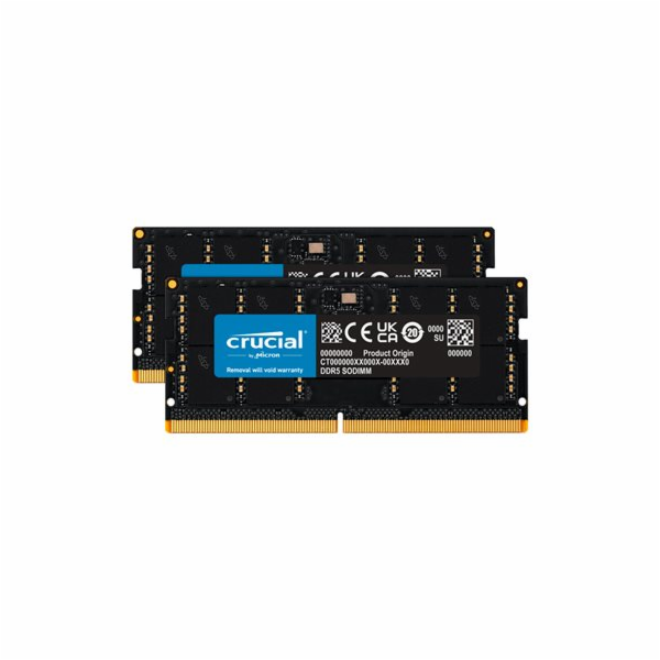 Crucial - DDR5 - sada - 96 GB: 2 x 48 GB - SO-DIMM 262 pi...