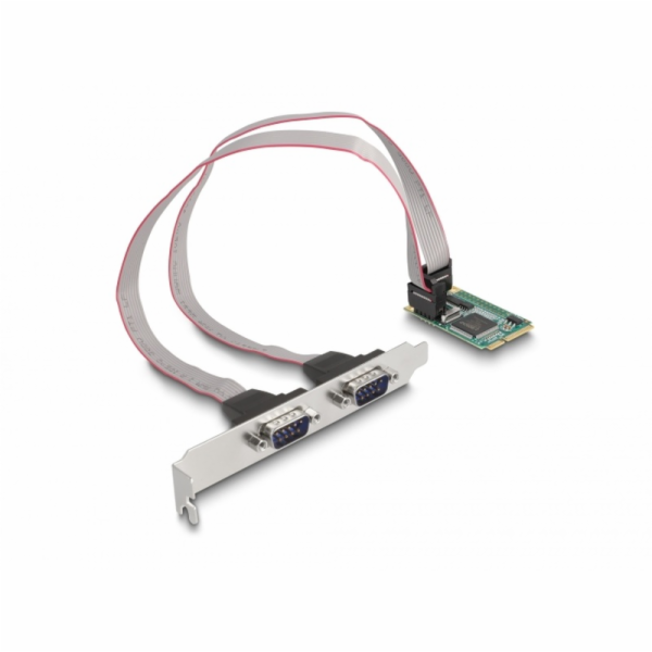 Delock Karta Mini PCIe full size, 2 x sériové RS-232 D-Su...