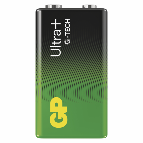GP 9V Ultra Plus, alkalická (6LR61) - 1 ks