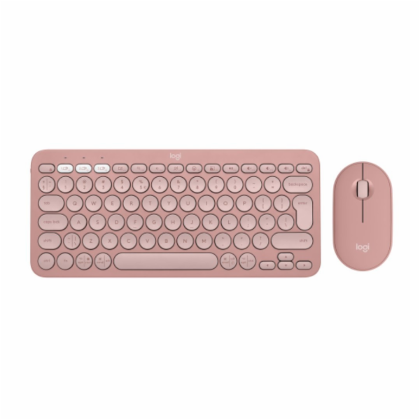 Logitech Pebble 2 Combo - TONAL ROSE - US INT L - 2.4GHZ/...