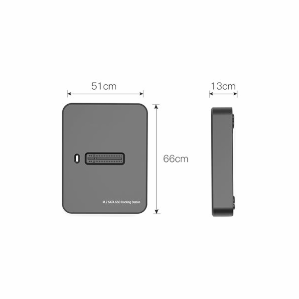 Dokovací stanice pro USB-C disky M.2 SATA a NVME