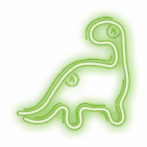 Forever dekorativní LED neon Dinosaur