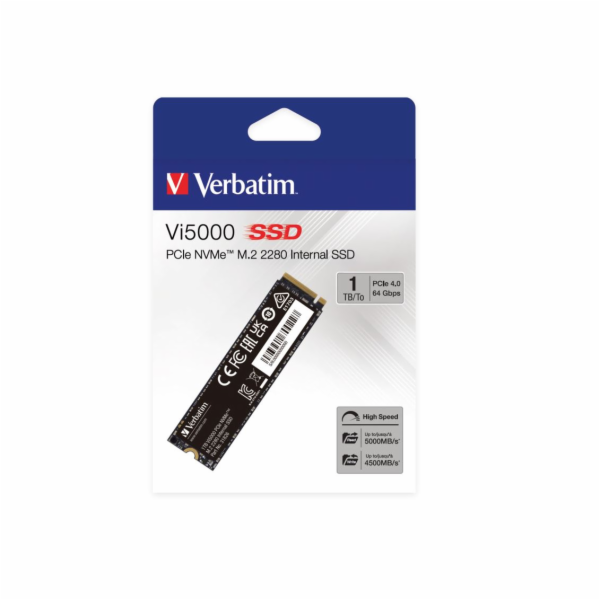 Verbatim Vi5000 1 TB (PCIe 4.0 x4 | NVMe | M.2 2280)