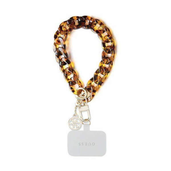 Guess Wrist Chain 4G Charm Strap Acetate Acrylic Extrémně...