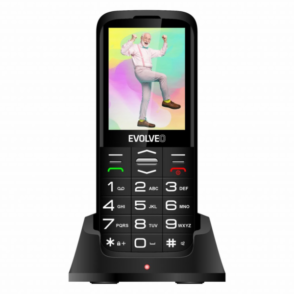 EVOLVEO EasyPhone XO, mobilní telefon pro seniory s nabíj...