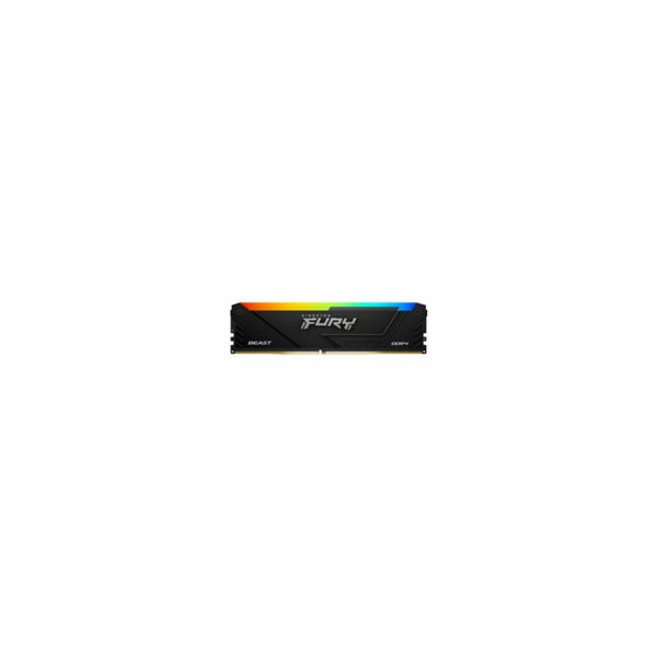Paměť Kingston Fury Beast RGB, DDR4, 64 GB, 3200 MHz, CL1...