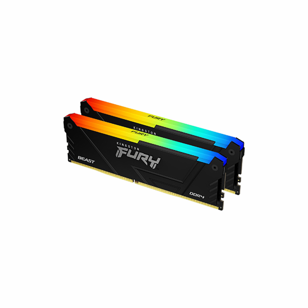 Kingston FURY Beast/DDR4/32GB/3200MHz/CL16/2x16GB/RGB/Black