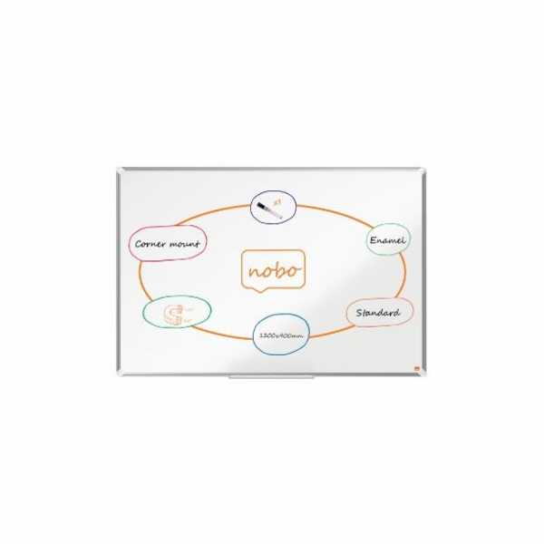 Nobo smaltovaná magnetická tabule Premium Plus 1200 x 900 mm