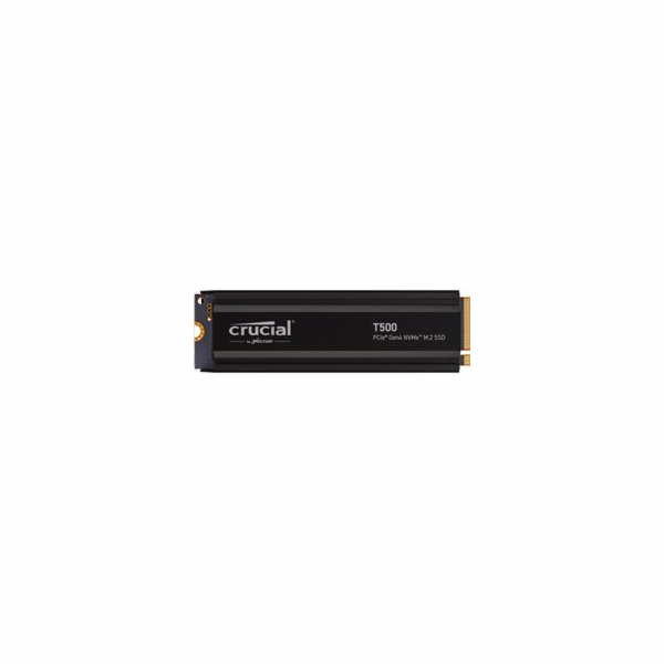 Crucial SSD 2TB T500 PCIe Gen4 NVMe M.2 s chladičem