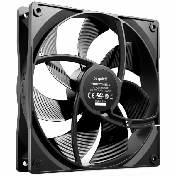 buď zticha! Ventilátor skříně Pure Wings 3 140 mm