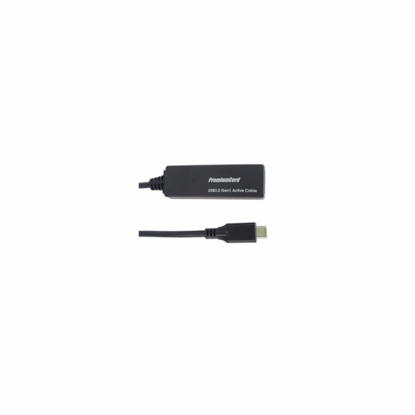 PREMIUMCORD USB-C repeater a prodlužovací kabel Male-Fema...