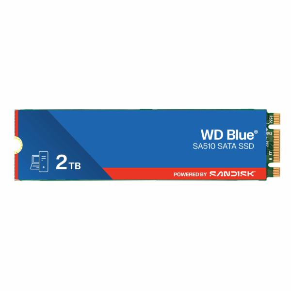 WD Blue SA510 2TB M.2 2280 SATA III SSD (WDS200T3B0B)