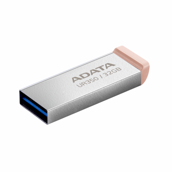 ADATA Flash Disk 32GB UR350, USB 3.2 Dash Drive, kov hnědá