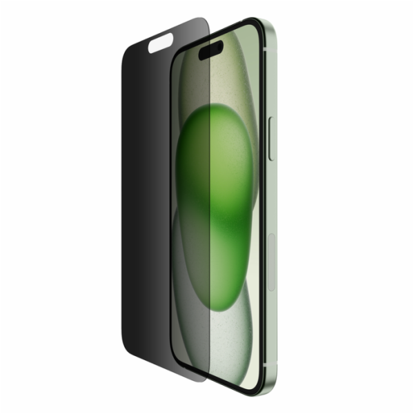 Belkin SCREENFORCE TemperedGlass Privacy Anti-Microbial o...