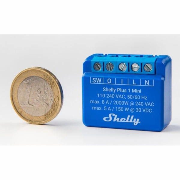 Shelly 1 Mini Gen3 Controller, WiFi/Bluetooth