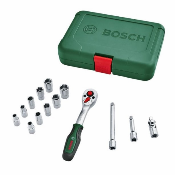 Bosch 14dílná sada nástrčných hlavic 1/4 s pohonem (1.600...