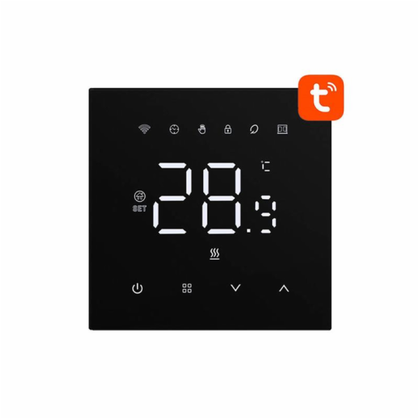 Chytrý termostat Avatto WT410-16A-B elektrické topení 16A...
