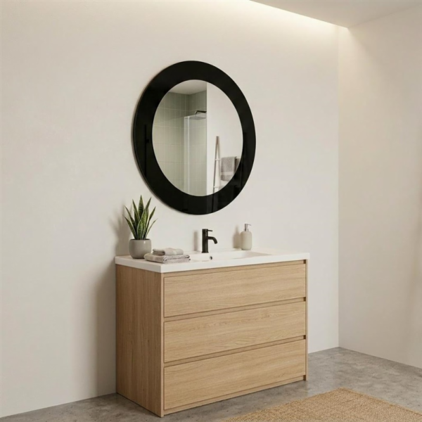 ZRCADLO ZÁVĚSNÉ KRUHÉ OMBRA 70 CM