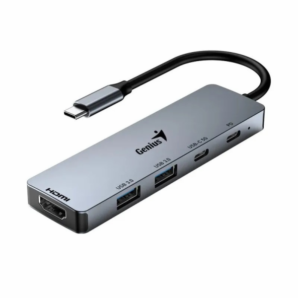 GENIUS hub UH-500/ USB-C na HDMI/ 2x USB3.0/ USB-C/ 100W ...