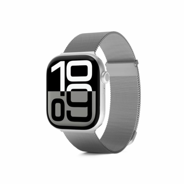 Epico Watch Strap Milanese+ 38/40/41/42 mm - striebrorná