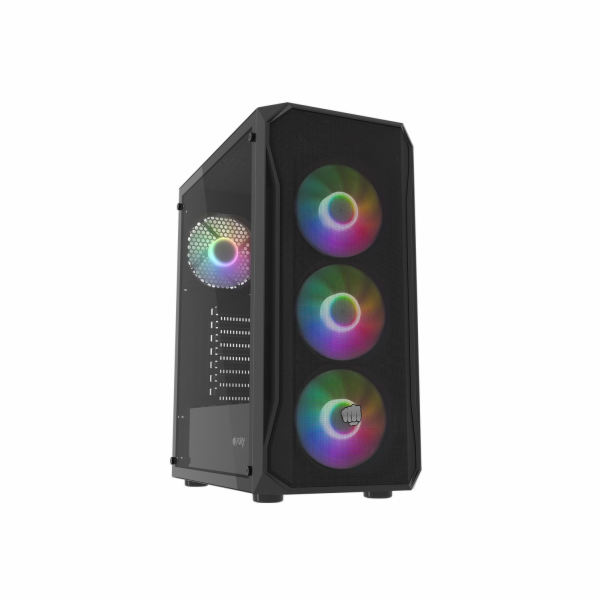 FURY SHOBO SH4F RGB MIDI VĚŽ S OKNEM ČERNÝ