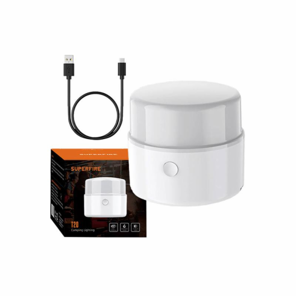 Kempinkové svítidlo Superfire T20, 180lm, USB