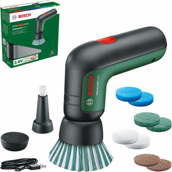Akumulátorový kartáč Bosch UniversalBrush Set, 3,6 V, kar...