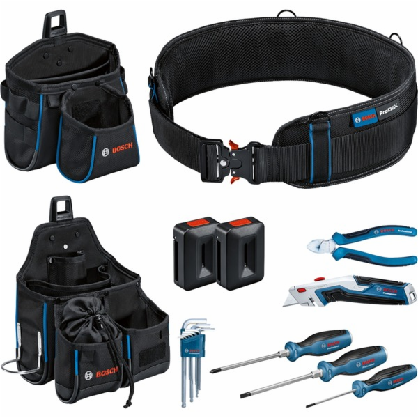 Bosch Powertools Sada nářadí s opaskem a ručním nářadím P...