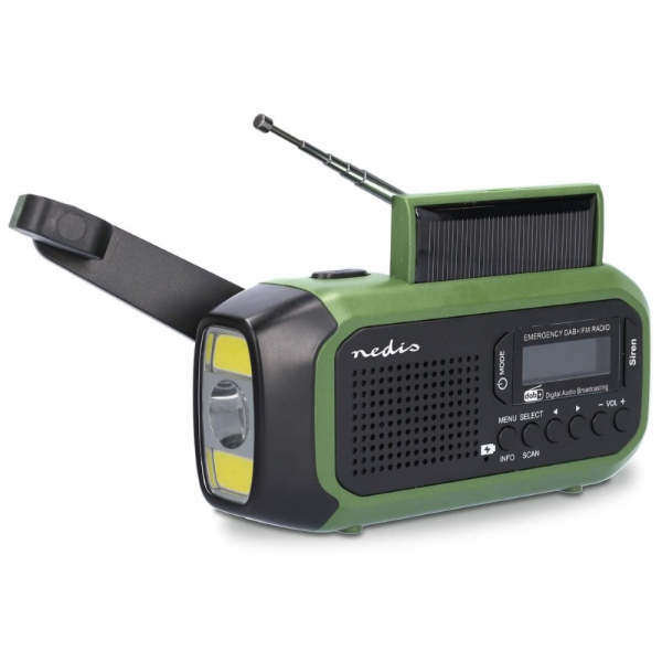 NEDIS přenosné nouzové rádio/ napájení z baterie 2500 mAh...
