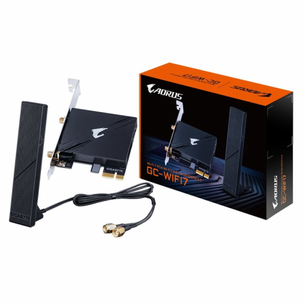 GIGABYTE WI-FI karta GC-WIFI7, WiFi7 Modul, PCIe x1, Blue...