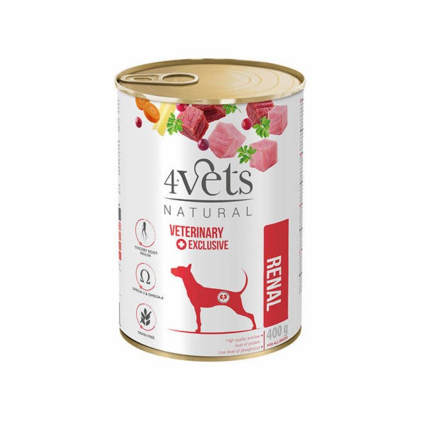 4VETS NATURAL - Renal New Dog 400g