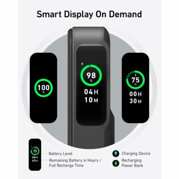 Anker 633 Magnetic Wireless Power Bank 10000mAh, Black (A...