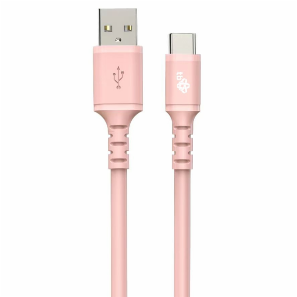 TB Touch USB-A - USB-C, růžový 1m