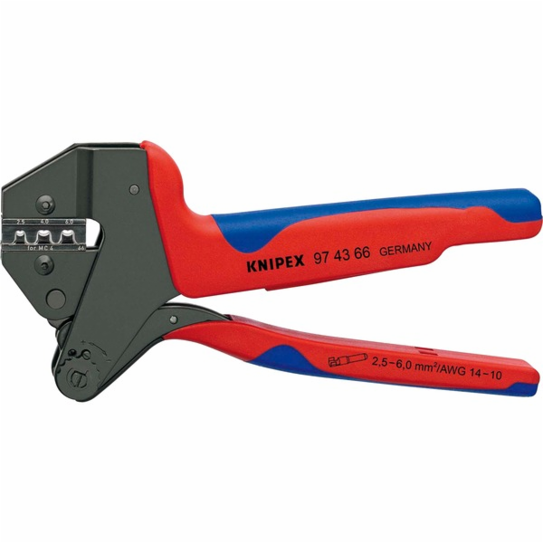 Knipex Krimpovací kleště 97 43 66 EVO (červenomodré, pro ...