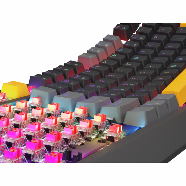 Genesis herní klávesnice THOR 230/TKL/RGB/Outemu Red/Drát...
