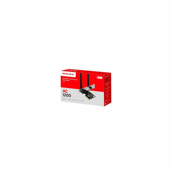 MERCUSYS MA30E WiFi5 PCIe adapter (AC1200,2,4GHz/5GHz,Blu...