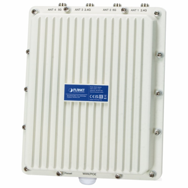 PLANET IP67 Wi-Fi 6 802.11ax, Dual 2400 Mbit/s Hliník Pod...